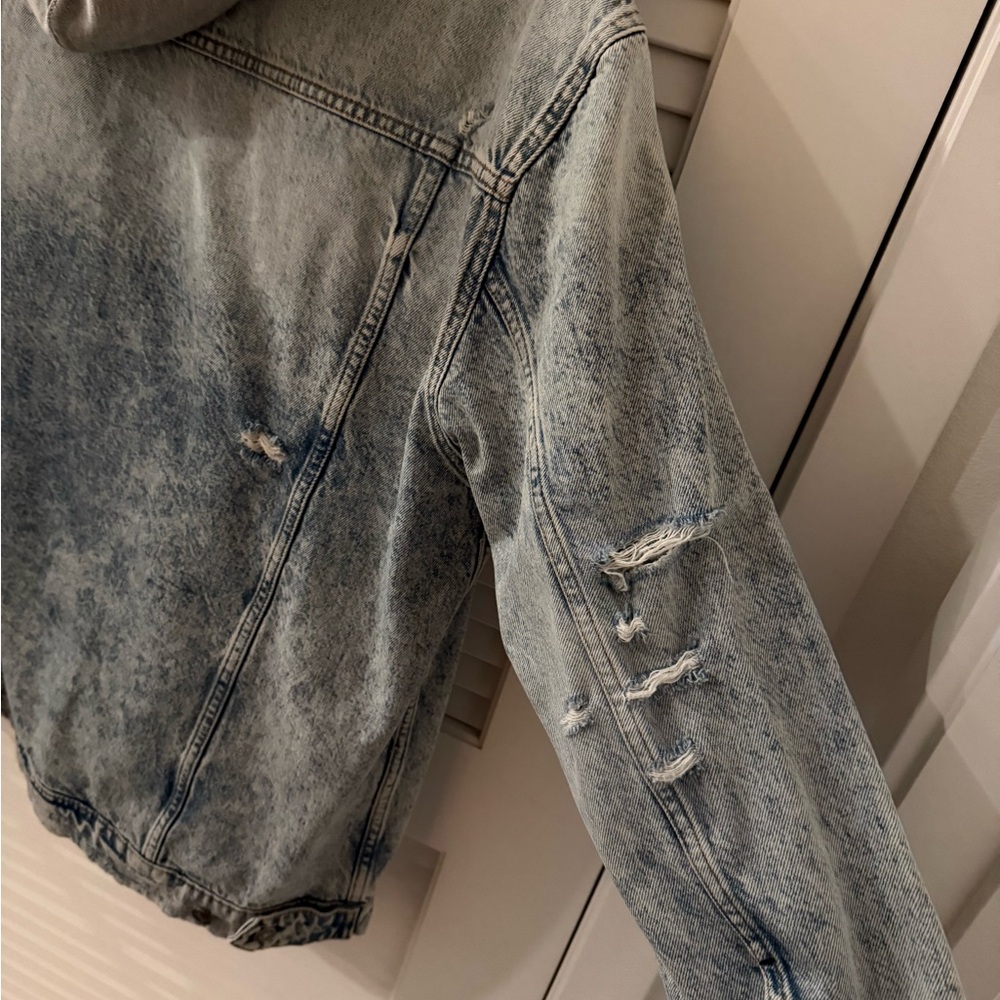 Free People Flawless Hooded Denim Jacket - Picture 3 of 4